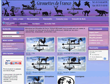 Tablet Screenshot of girouettes-de-france.com